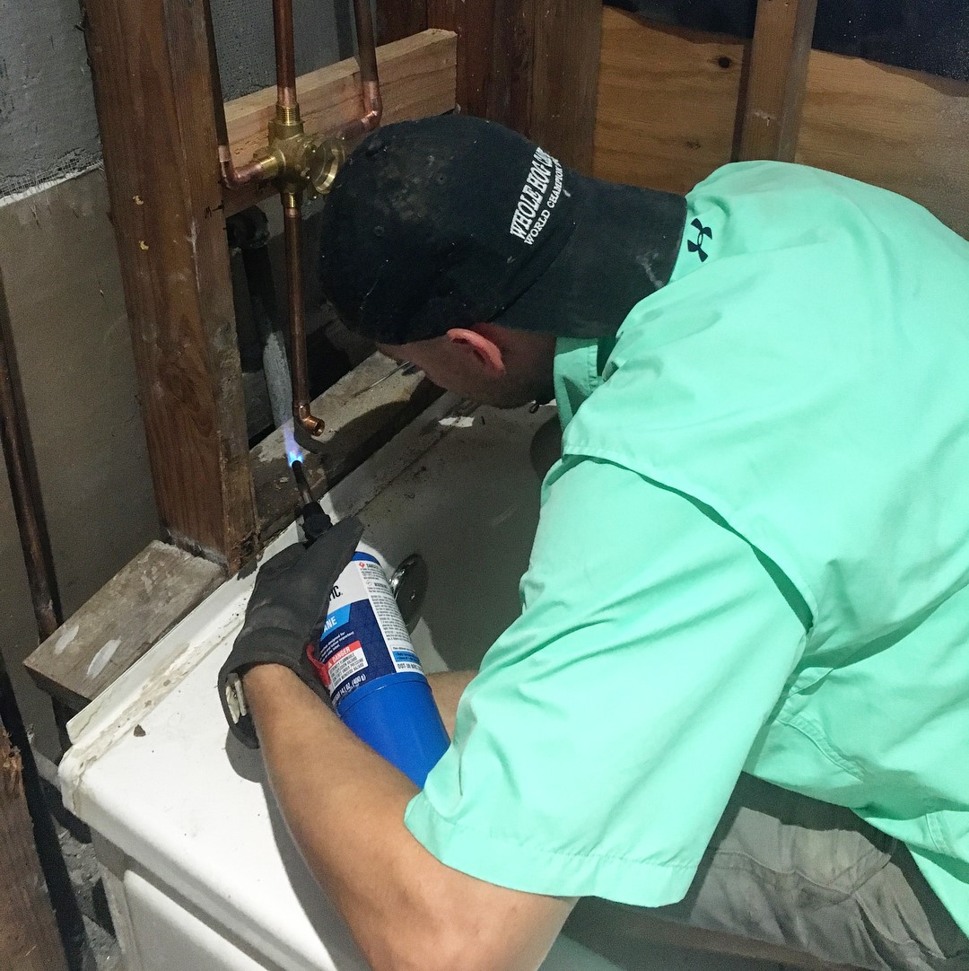 san antonio handyman soldering copper pipe